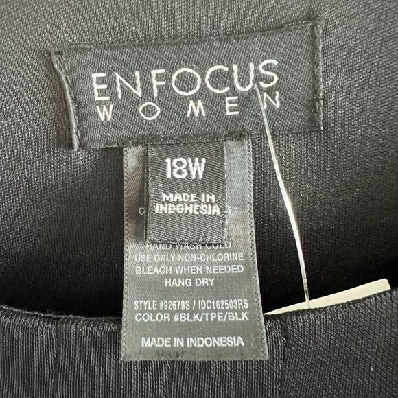 Enfocus Studio Two-Tone Dress - Sz 18W (NWT) - Picture 6 of 7